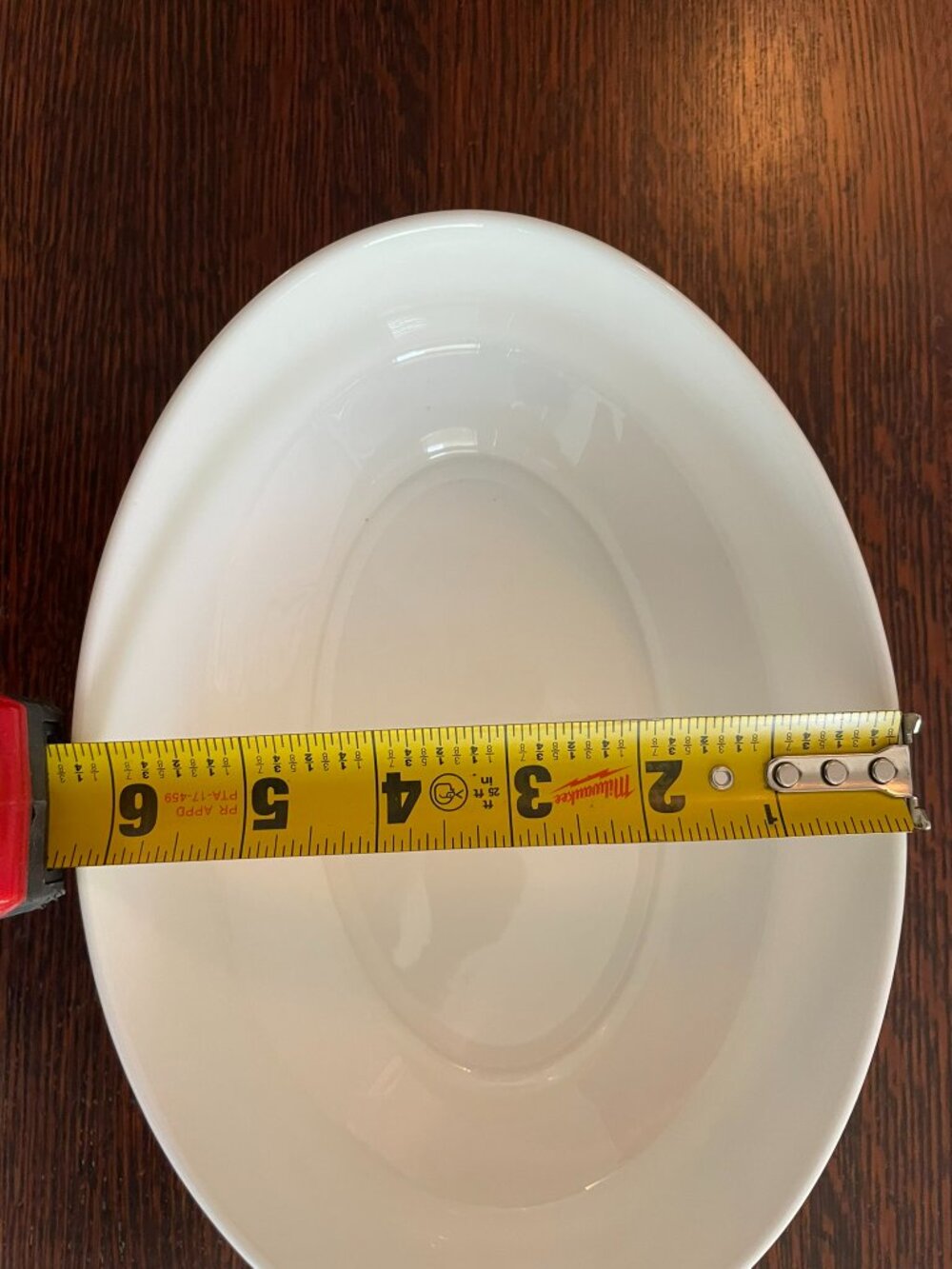 Royal Worcester royal garden Oval Serving Bowl 9" long in Mint.  Dot and dash. - Picture 8 of 9